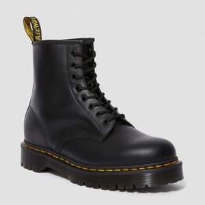DR. MARTENS 1460 Bex Smooth Leather Platform Boots